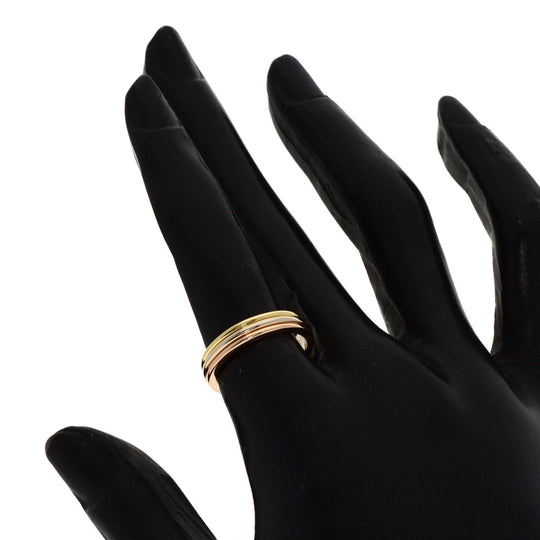 CARTIER Ring K18YG , K18WG , K18PG gold Three color Women Used Authentic