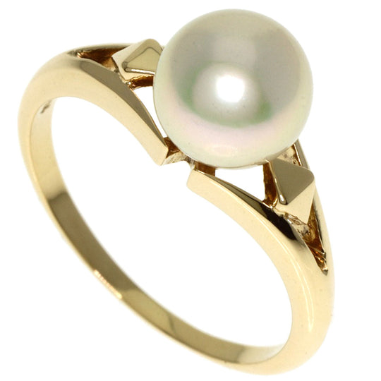 MIKIMOTO Ring K14YG gold Pearl