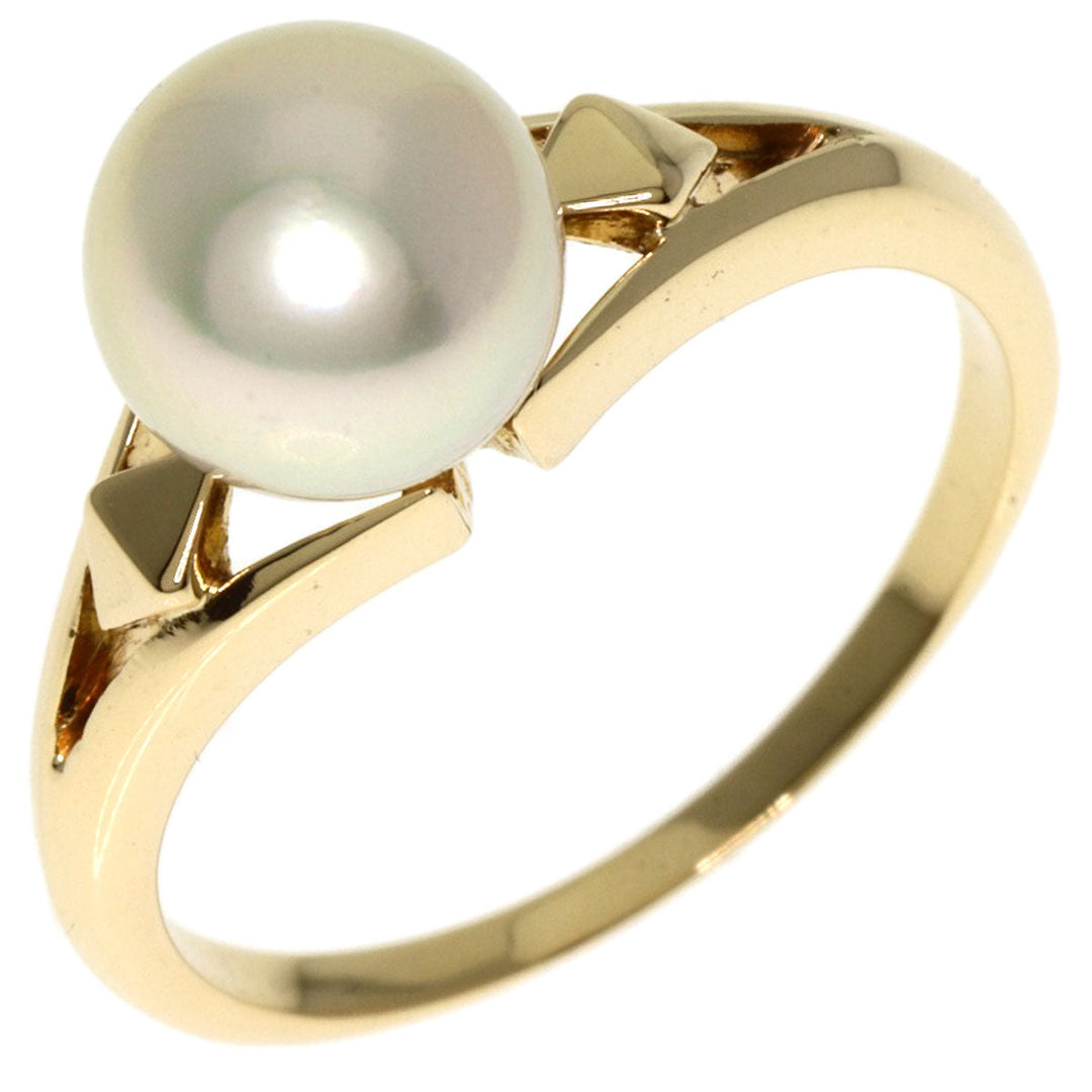 MIKIMOTO Ring K14YG gold Pearl