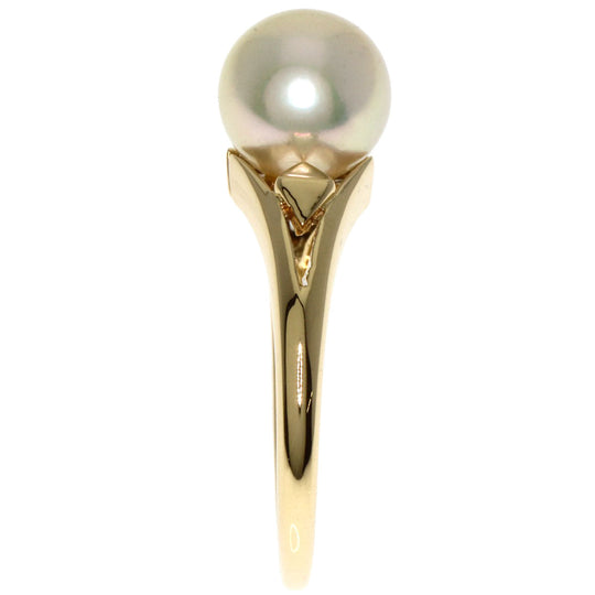 MIKIMOTO Ring K14YG gold Pearl