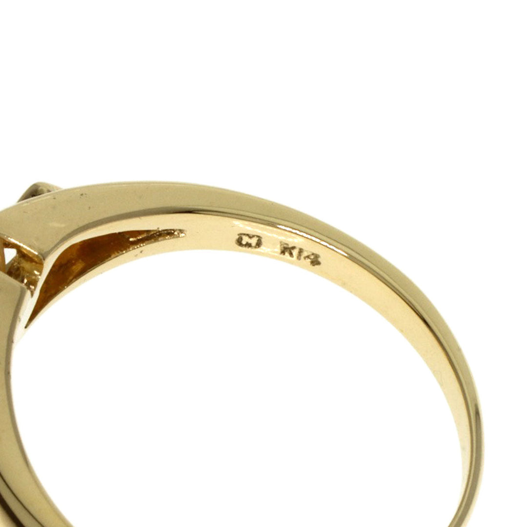 MIKIMOTO Ring K14YG gold Pearl