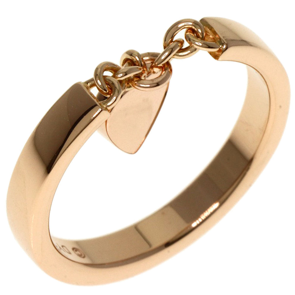 CARTIER Ring 18K Pink Gold gold Monamour Heart #48 Women Used Authentic