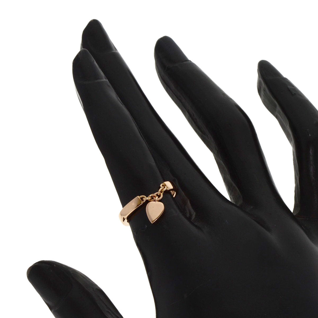CARTIER Ring 18K Pink Gold gold Monamour Heart #48 Women Used Authentic
