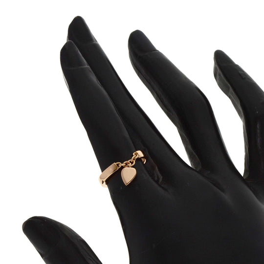 CARTIER Ring 18K Pink Gold gold Monamour Heart #48 Women Used Authentic