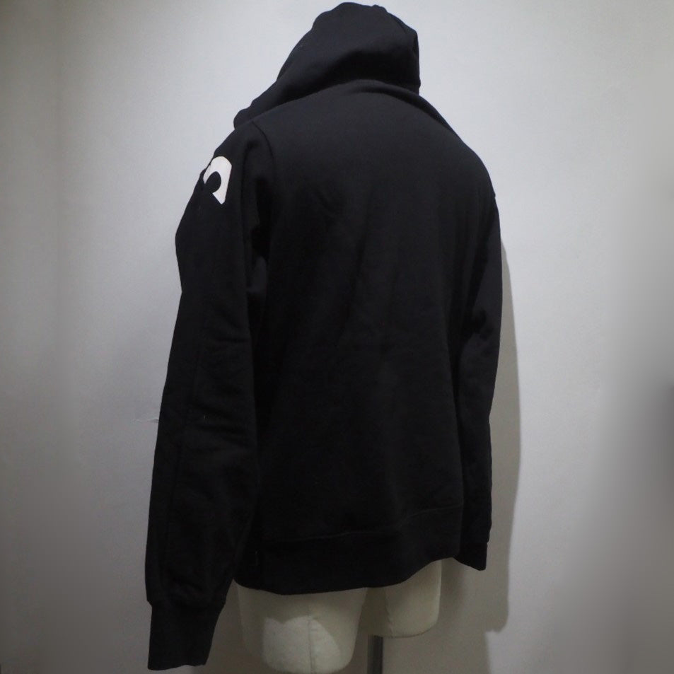 Supreme Hoodie cotton black unisex(Unisex) S Used Authentic