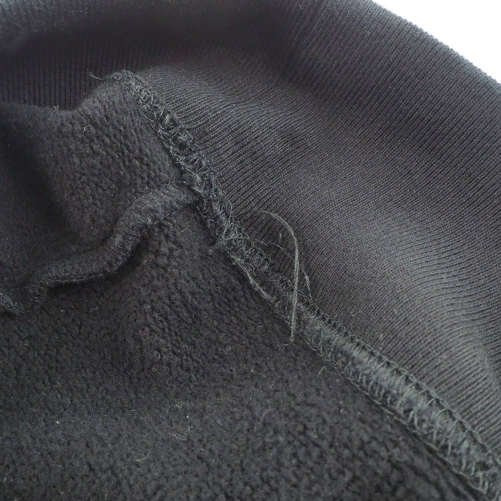 Supreme Hoodie cotton black unisex(Unisex) S Used Authentic