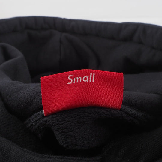 Supreme Hoodie cotton black unisex(Unisex) S Used Authentic