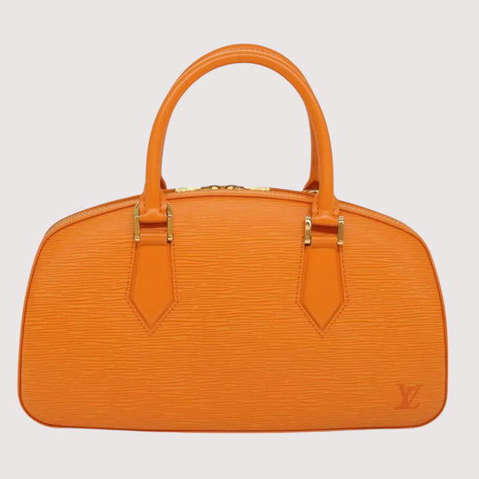 Louis Vuitton Epi Jasmine Handbag 2way Orange Mandarin Women's Bag
