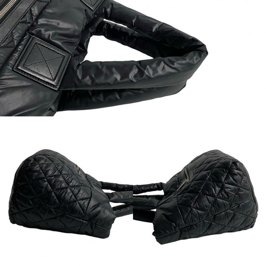 CHANEL Handbag Nylon black Cococoon