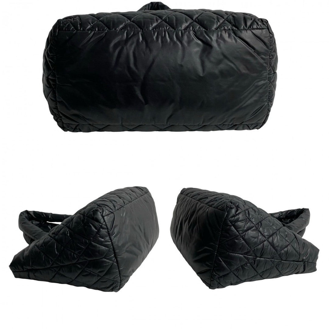 CHANEL Handbag Nylon black Cococoon