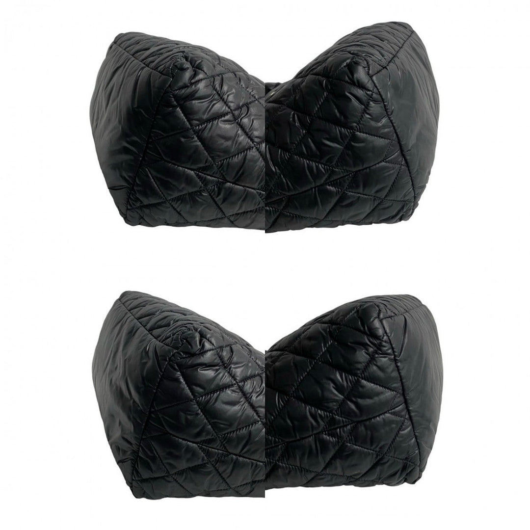CHANEL Handbag Nylon black Cococoon