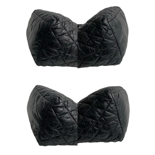 CHANEL Handbag Nylon black Cococoon