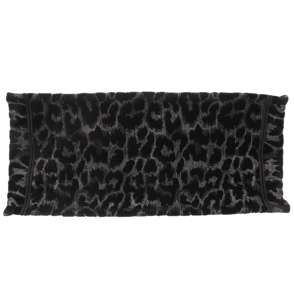 Christian Dior Tote Bag Velor black Velour Book Tote Leopard Print Medium Tote Bag Women(Unisex) Used Authentic
