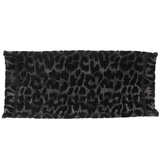 Christian Dior Tote Bag Velor black Velour Book Tote Leopard Print Medium Tote Bag Women(Unisex) Used Authentic