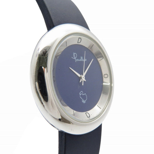 Pomellato Watches Quartz Stainless Steel, Rubber Navy Quartz Dodo Navy dial mens Used Authentic