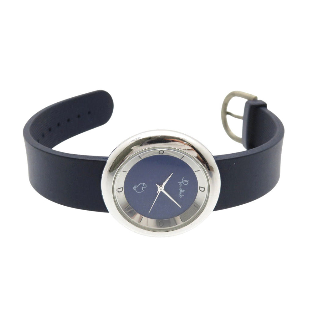 Pomellato Watches Quartz Stainless Steel, Rubber Navy Quartz Dodo Navy dial mens Used Authentic