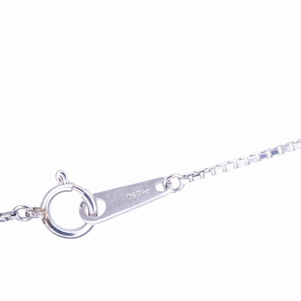 STAR JEWELRY Necklace Pt900Platinum , Pt850Platinum clear Pt900 Diamond 1.00ct Women Used Authentic