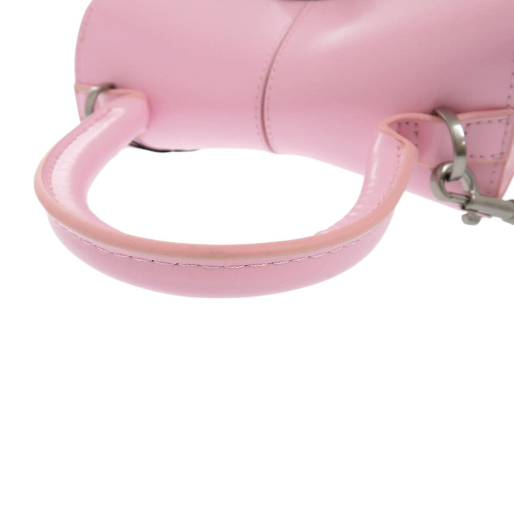 MARC JACOBS Handbag 2P3HSC004H01 685 leather BUBBLEGUM Pink The St. Mark Top Handle Mini Women Used Authentic