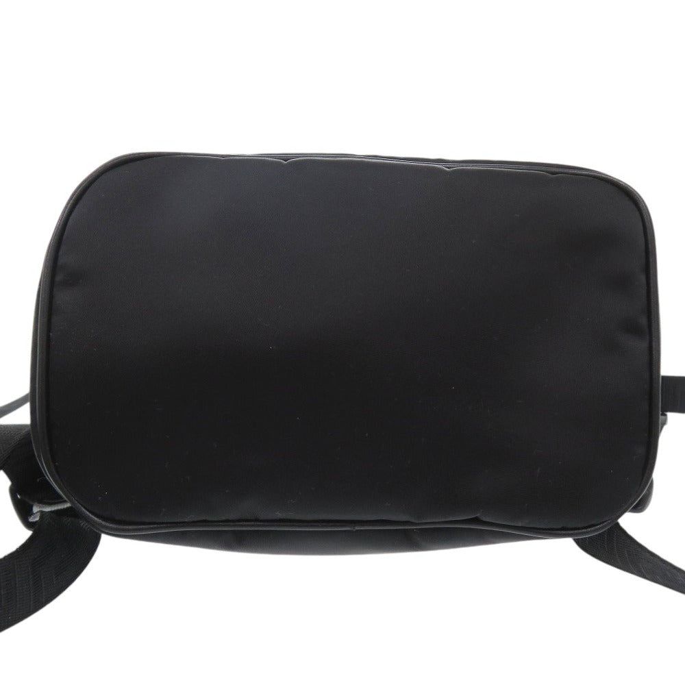 Gianni Versace Backpack 1013792 1A02155  Nylon black Medusa Backpack Mini Bag Women Used Authentic