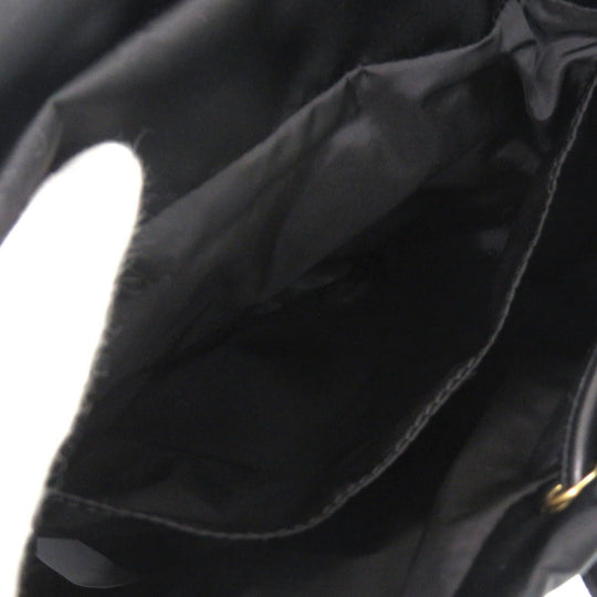 Gianni Versace Backpack 1013792 1A02155  Nylon black Medusa Backpack Mini Bag Women Used Authentic