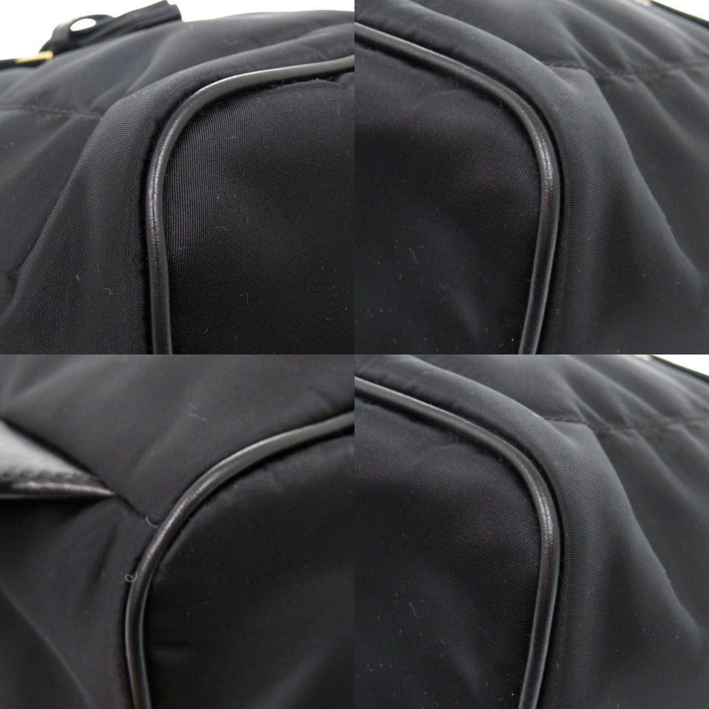 Gianni Versace Backpack 1013792 1A02155  Nylon black Medusa Backpack Mini Bag Women Used Authentic