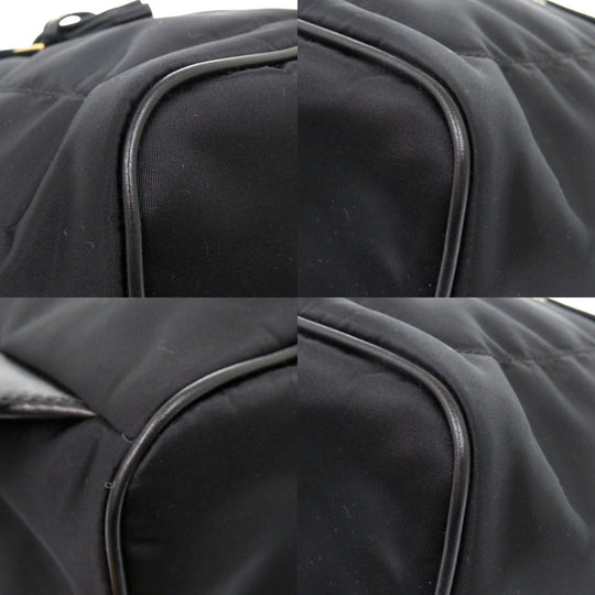 Gianni Versace Backpack 1013792 1A02155  Nylon black Medusa Backpack Mini Bag Women Used Authentic