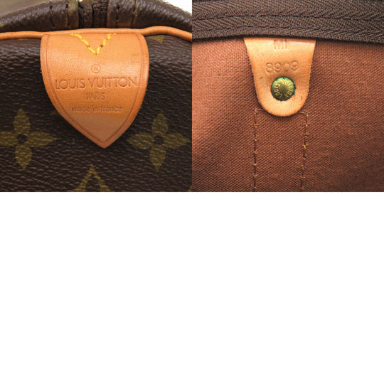LOUIS VUITTON Boston Duffel bag M41424 Monogram canvas Brown Monogram Keepall 55 mens Used Authentic