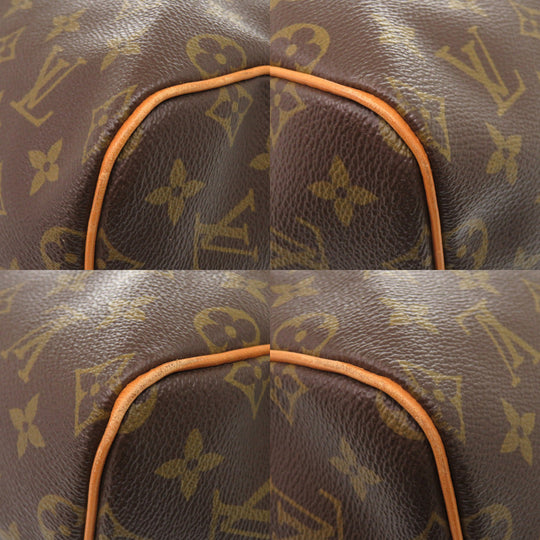 LOUIS VUITTON Boston Duffel bag M41424 Monogram canvas Brown Monogram Keepall 55 mens Used Authentic