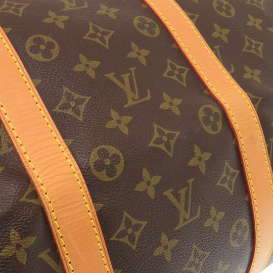 LOUIS VUITTON Boston Duffel bag M41424 Monogram canvas Brown Monogram Keepall 55 mens Used Authentic