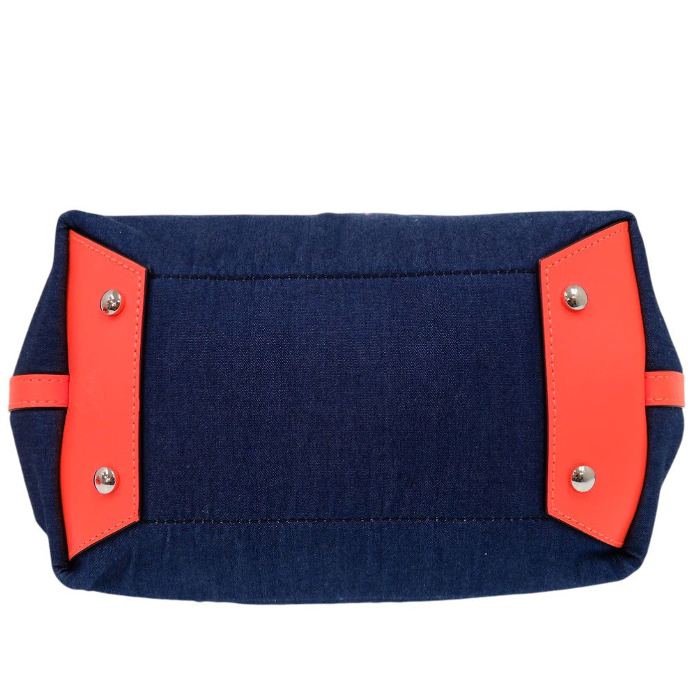 Christian Louboutin Tote Bag 3215121 denim Blue denim 2WAY Shoulder Bag Frangibus Women Used Authentic