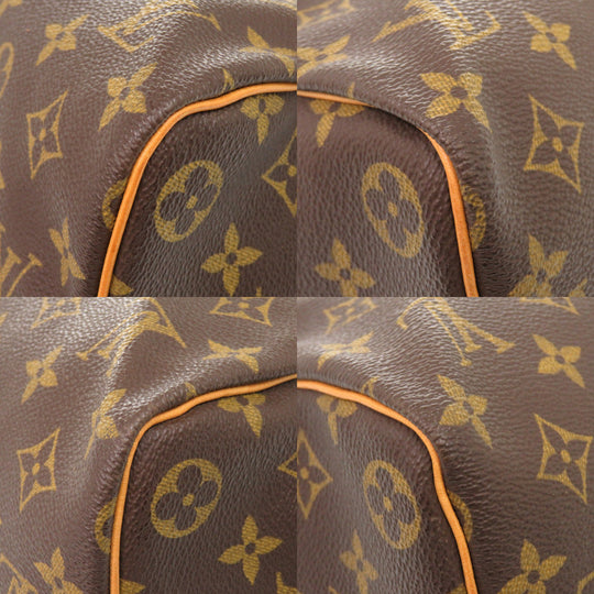 LOUIS VUITTON Boston Duffel bag M41418 Monogram canvas Brown Monogram Keepall bandouliere45 mens Used Authentic
