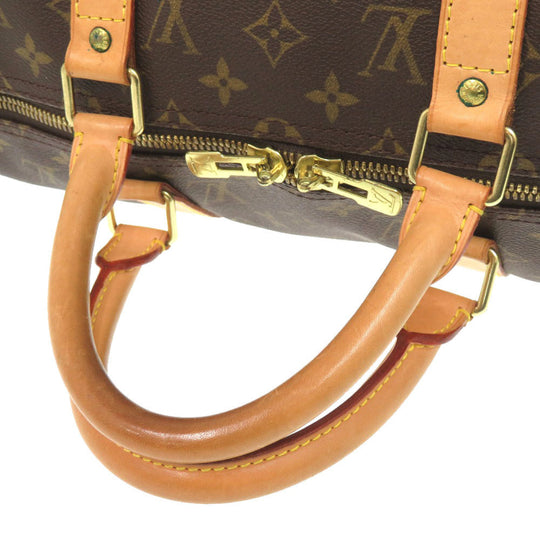 LOUIS VUITTON Boston Duffel bag M41426 Monogram canvas Brown Monogram Keepall 50 mens Used Authentic