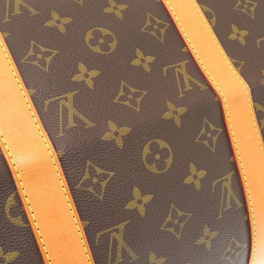 LOUIS VUITTON Boston Duffel bag M41426 Monogram canvas Brown Monogram Keepall 50 mens Used Authentic