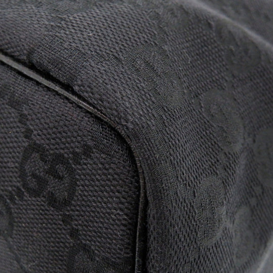 GUCCI Pouch 124540 GG canvas black Vanity bag Cosmetics Pouch GG Women Used Authentic