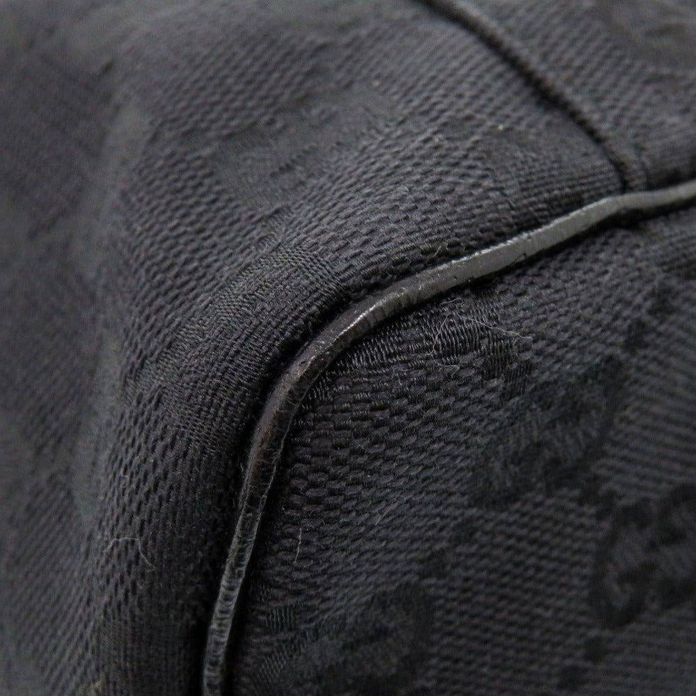 GUCCI Pouch 124540 GG canvas black Vanity bag Cosmetics Pouch GG Women Used Authentic