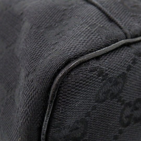 GUCCI Pouch 124540 GG canvas black Vanity bag Cosmetics Pouch GG Women Used Authentic