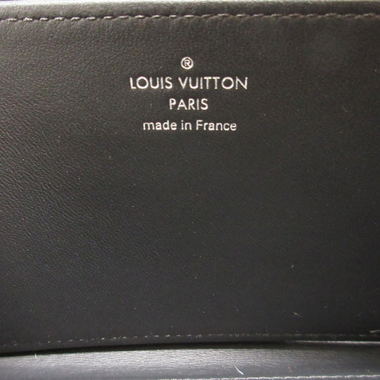 LOUIS VUITTON Long Wallet Purse M61867 Monogram Mahina black Zip Around Monogram Mahina Zippy wallet unisex(Unisex) Used Authentic