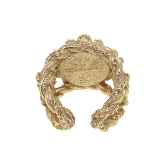 CHANEL Ring Metal, Faux Pearl gold