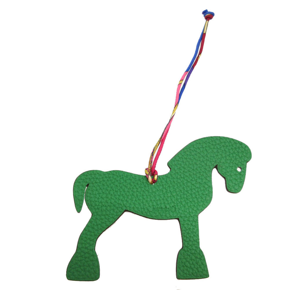 HERMES key ring Epsom , Togo Navy Petit Ash