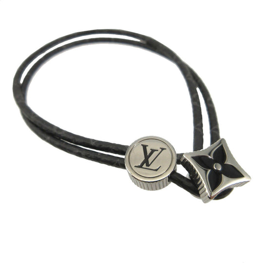 LOUIS VUITTON bracelet M8111 Monogram Eclipse, Metal black Monogram Eclipse Bracelet Catch It unisex(Unisex) Used Authentic