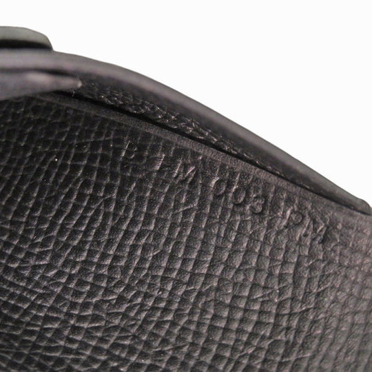 HERMES Card Case Epsom Noir Calvi