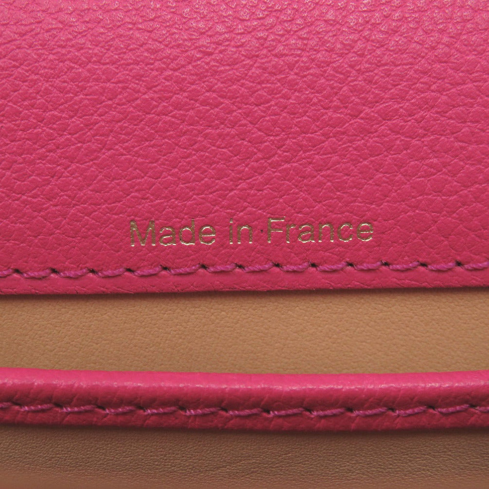 DELVAUX Handbag leather pink Bryon Mini Women Used Authentic