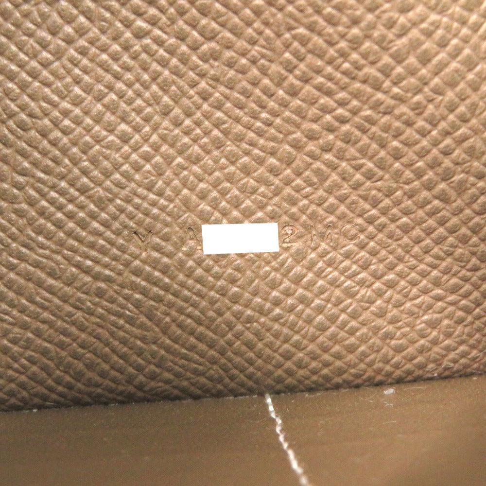 HERMES Long Wallet Purse Epsom Etope Kelly wallet unisex(Unisex) Used Authentic