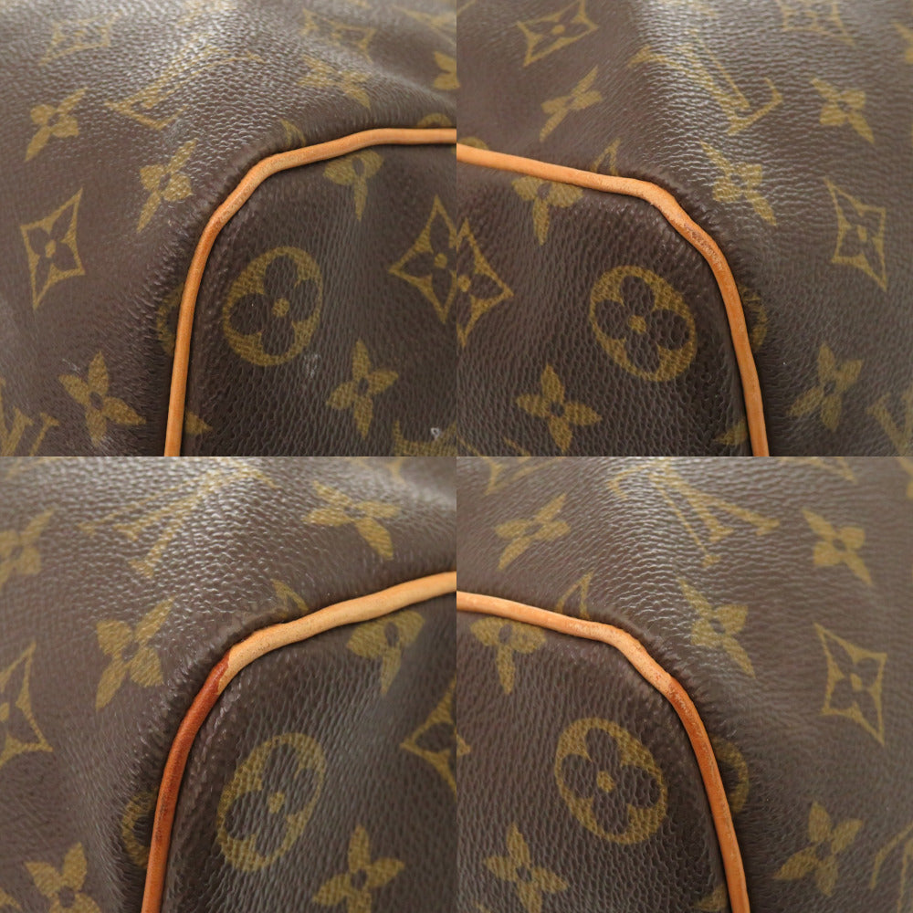 LOUIS VUITTON Boston Duffel bag M41428 Monogram canvas Brown Monogram Keepall 45 mens Used Authentic