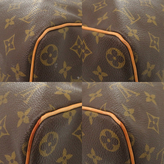 LOUIS VUITTON Boston Duffel bag M41428 Monogram canvas Brown Monogram Keepall 45 mens Used Authentic