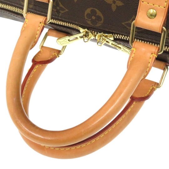 LOUIS VUITTON Boston Duffel bag M41428 Monogram canvas Brown Monogram Keepall 45 mens Used Authentic