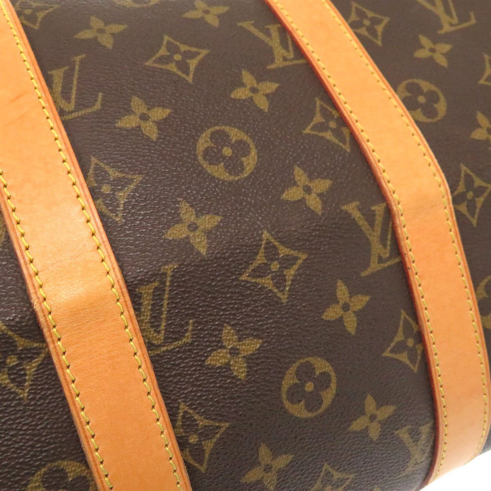 LOUIS VUITTON Boston Duffel bag M41428 Monogram canvas Brown Monogram Keepall 45 mens Used Authentic