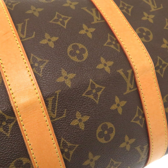 LOUIS VUITTON Boston Duffel bag M41428 Monogram canvas Brown Monogram Keepall 45 mens Used Authentic