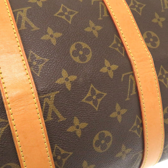 LOUIS VUITTON Boston Duffel bag M41428 Monogram canvas Brown Monogram Keepall 45 mens Used Authentic