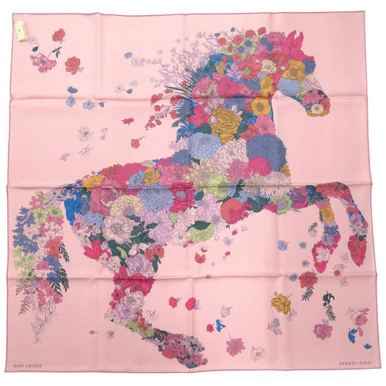 HERMES scarf silk multicolor Carre90 Robe Legere